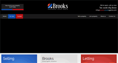 Desktop Screenshot of brooksestateagents.com